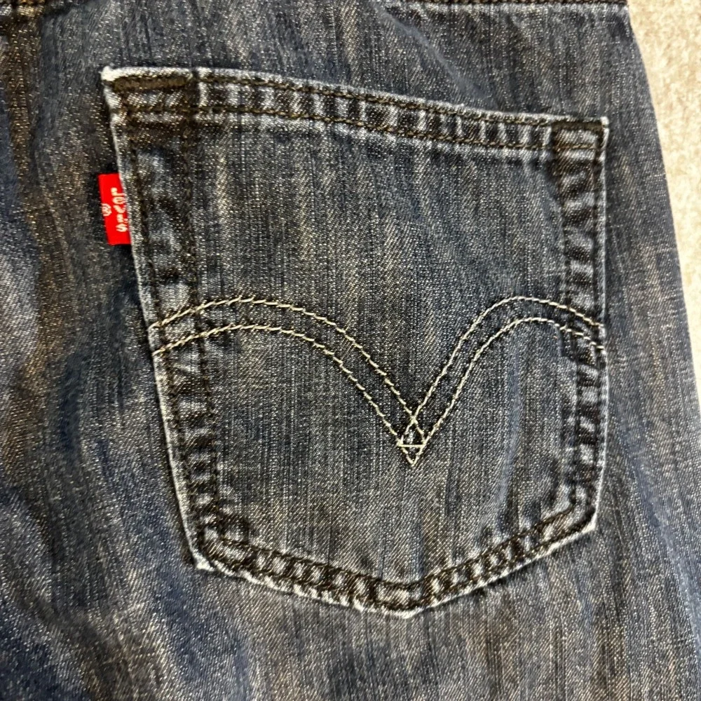 Levi's 514 Slim Straight Jeans Boys Size 20 Reg 30x30 Dark Wash Denim